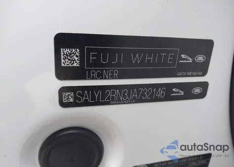 2018 Land Rover Range Rover Velar D180 Se R-Dynamic из США, поврежденный, VIN SALYL2RN3JA732146